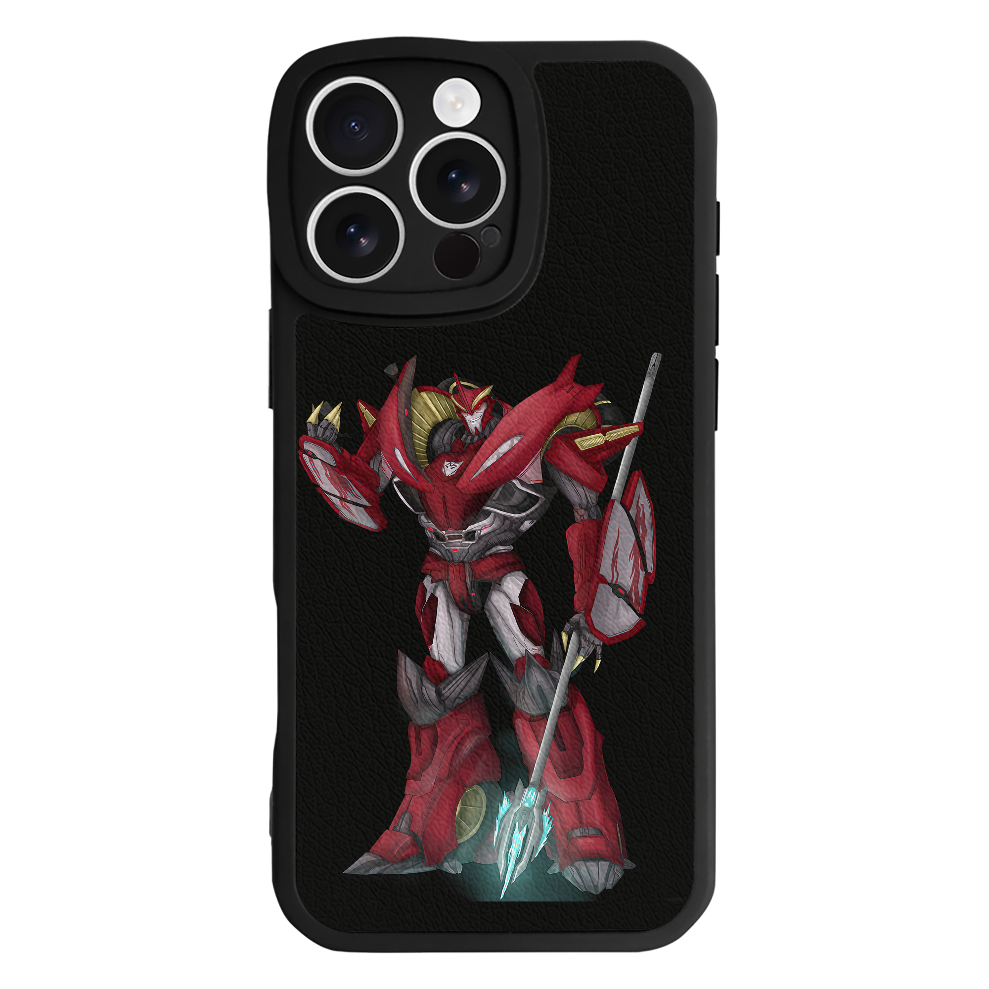 （画像用） Transformers トランスフォーマー 【iPhone 16シリーズ対応】シリコンスマホケース（レザー調） 材質：シリコン